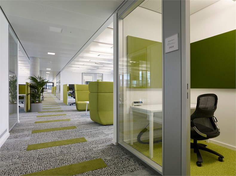 HPP Architekten：微软慕尼黑德国总部室内设计－２７