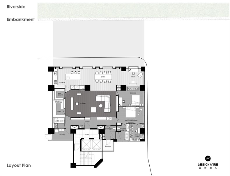 创研空间：延续·灰阶台北居住空间设计－１７