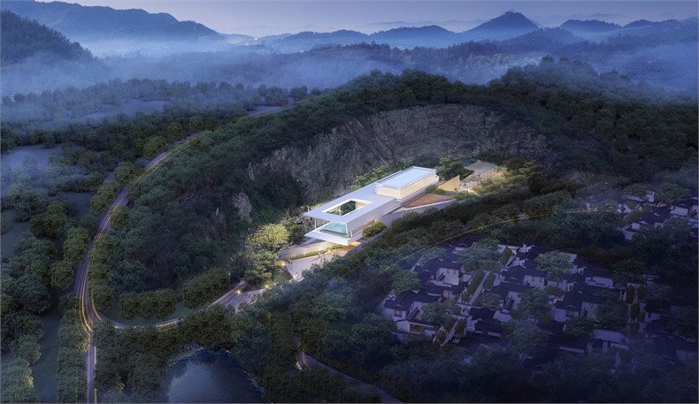 9 裸露的崖壁将成为矿坑体育公园的独特风景。 ©goa大象设计.jpg
