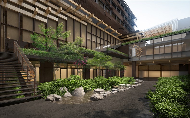 Ace Hotel Kyoto - Courtyard Rendering - credit KKAA.jpg