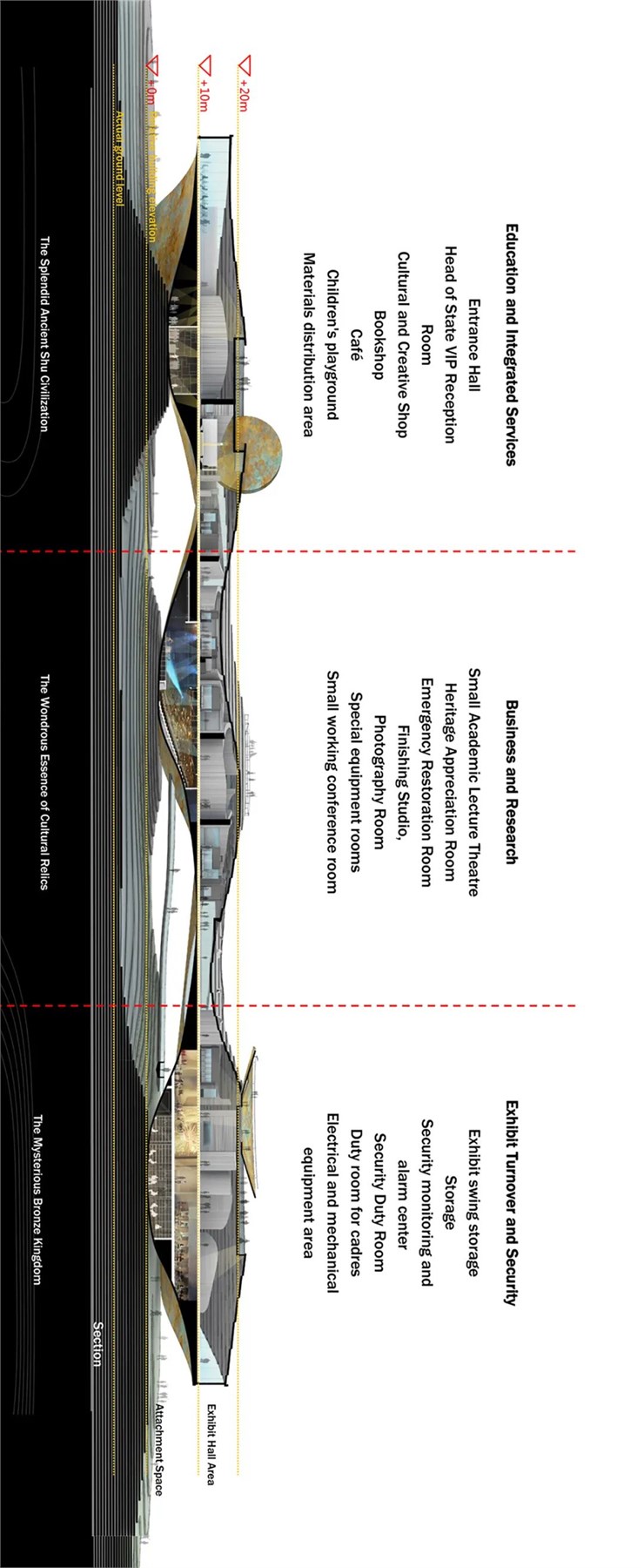 14 建筑剖面（由三个功能堆托起的大地和星空）©英国杰典国际建筑 BAIDI.jpg