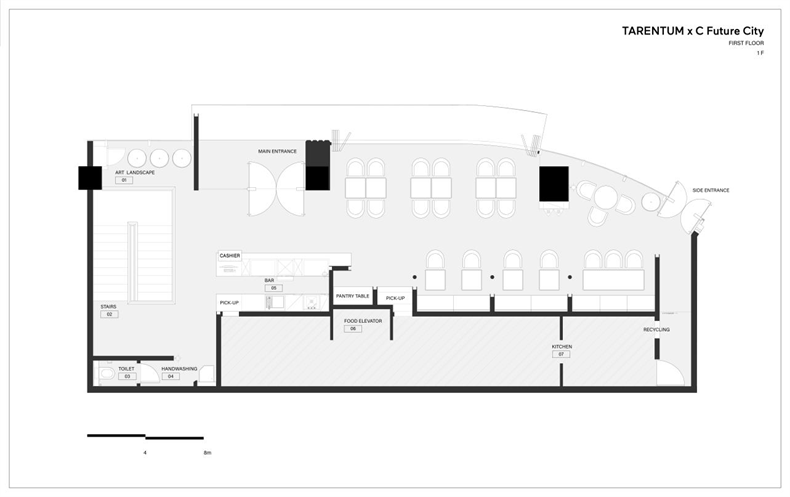 1F平面图，plan © ATELIER XU建筑事务所 .png