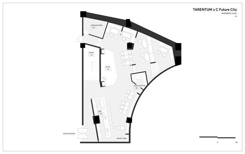 -1F平面图，plan © ATELIER XU建筑事务所 .jpg