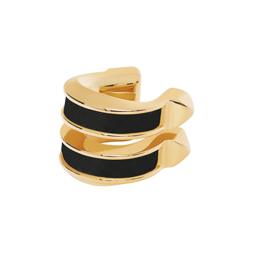 Bijou dreille en box et metal dore - Collection AH25 - Hermes Studio des Fleurs.jpg