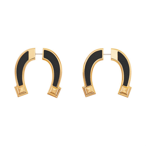 Boucles dreilles en box et metal dore - Collection AH25 - Hermes Studio des Fleurs.jpg