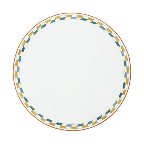 Assiette a diner Hermes en contrepoint en porcelaine - Collection AH25 - Hermes Studio des Fleurs (3).jpg
