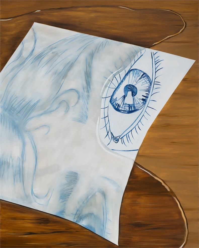 卡罗利娜·雅布隆斯卡，《模糊的画》，布面油画，200 x 160 cm，2025年.jpg
